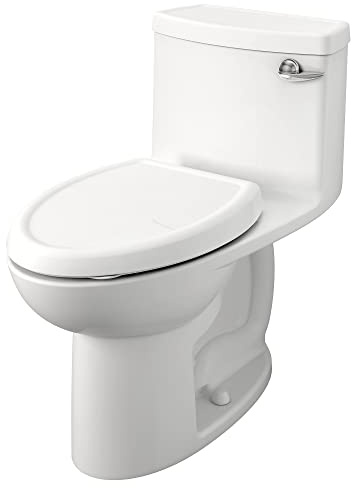 American Standard 2403813.020 Compact Cadet 3, One-Piece Toilet with Slow-Close Seat, Elongated Front, Right-Hand Flush, White, 1.28 gpf