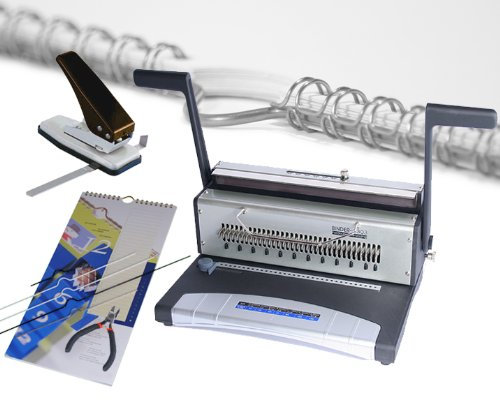 Wire Binder S303 - Kalenderset- weiß/Bindegerät, Daumenlochstanze, Kalenderaufhänger, Drahtelemente...
