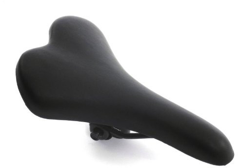 Sattel Wittkop Kinetik MTB Fahrradsattel schwarz Lederdesign inkl. Kloben