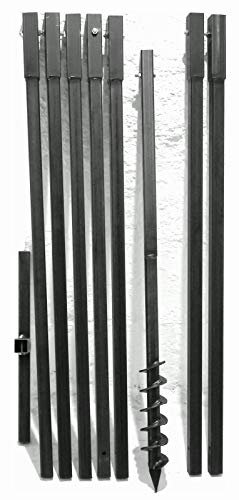 MWS-Apel 70 mm 8 Meter Erdbohrer Erdlochbohrer Brunnenbohrer Pfahlbohrer Handerdbohrer Bohrgerät f. Brunnen und Rammfilter