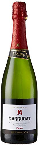 Cava Brut Selección Marrugat 750 ml – Variedades Macabeo, Parellada y Xarel·lo – Fermentación en botella 16 meses – Color amarillo paja pálido – Aromas intensos y sabor suave