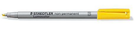 Staedtler 312-1 Feinschreiber Universalstift Lumocolor non-permanent, B, gelb