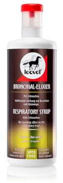 Leovet Bronchial-Elixier | 1 l | Ergänzungsfuttermittel für Pferde | Unterstützung der normalen Atemwegsfunktion
