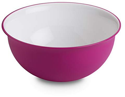 OMADA Design Ciotola Antibatterica da 1,5 Lt, in Plastica, Infrangibile, lavabile in Lavastoviglie, Made in Italy, Linea Sanaliving