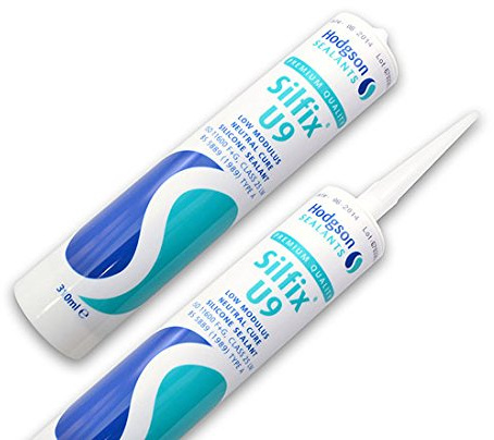 Mastic en silicone noir Hodgson Silfix U9