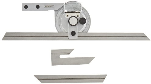 Fowler 52-440-612-0, Universal Bevel Protractor with 6 and 12 Blade