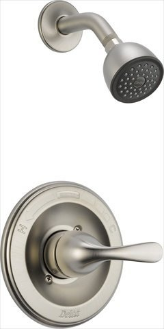 Delta Classic 13 Series Panel Set Single Jet Touch Cleaning Shower Head Stainless Steel T13220-SS, Rust-Proof, 10.00 x 7.00 x 10.00 inches