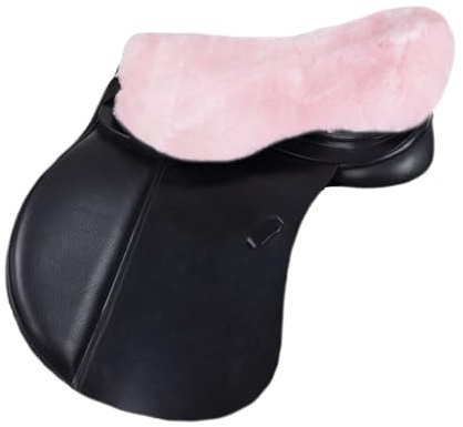 Engel Reitsport | Sattelsitzbezug Sattelauflage echtes Merino Lammfell SABEZ1 für englische Reitsattel
