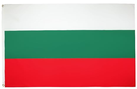 AZ FLAG - Bulgaria Flag - 3x5 Ft - 100D Polyester Bulgarian Banner with Two Metal Grommets - Fade Resistant - Vivid Colors - 3' x 5' Feet - 150x90 Cm