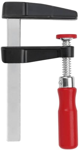 Bessey LM10/5LM Die-Cast Zinc Screw Clamp, Red/Black, 100/50 mm