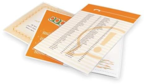 GBC Laminierfolien, Thermo-Laminierfolien, Briefgröße, 3 mil, HeatSeal Ultra Clear, 100 Stück (3745022)