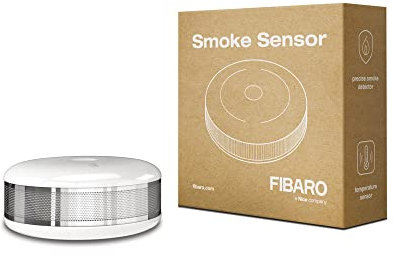 Fibaro compatible with Smartphone FGSD-002 smoke detector, White