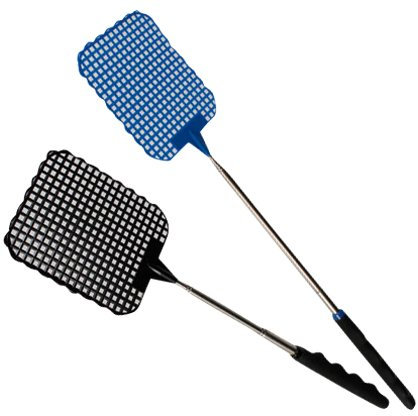 6 x Ausziehbare Fliegenklatsche Klatsche 72 cm
