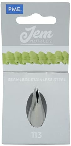 PME Bocchetta Decorativa, Acciaio Inossidabile, Argento