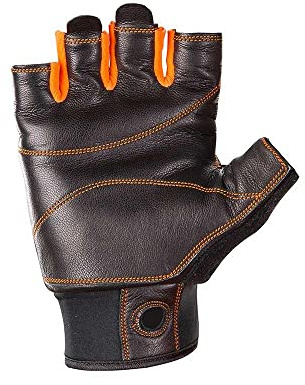 Climbing Technology Progrip Ferrata - Guantes Medio Dedo Negro Negro Talla:L