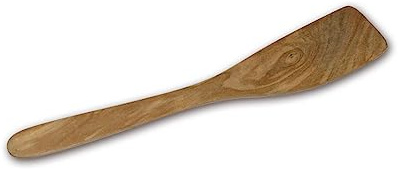 Bérard Wender gebogen 32 cm, Olivenholz, hochwertiger Küchenhelfer | hohe Dichte, geruchsresistent, natürliche Maserung, hygienisch, ansprechendes Design