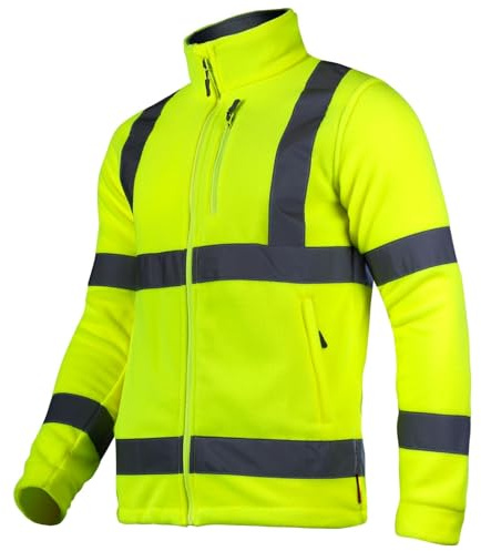 LAHTI PRO L4010905 Warnschutz-/FleeJacke Arbeitsjacke EN 13688/EN ISO 20471-GELB, Größe, Gelb, XXL/58