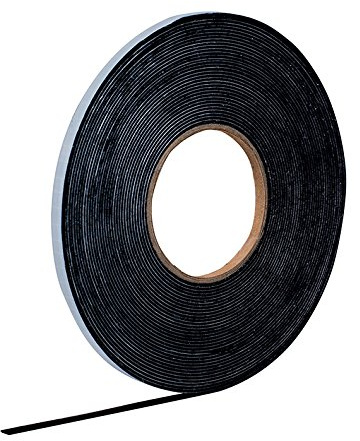 HSF EPDM Zellkautschuk 5mmx1mm einseitig selbstklebend schwarz 10m Rolle