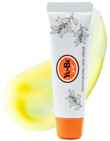 Yu-Be Moisturizing Skin Cream (Single) - Hydrating Cream for Night & Day | Relieving Moisturizer for Dry Skin | Safe for Face & Body | Softens Hands & Feet | Vegan | Paraben Free (1 fl oz/28mL x 1)