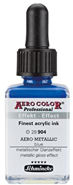 Schmincke - AERO COLOR Professional Effektfarbe 28ml METALLIC-blue