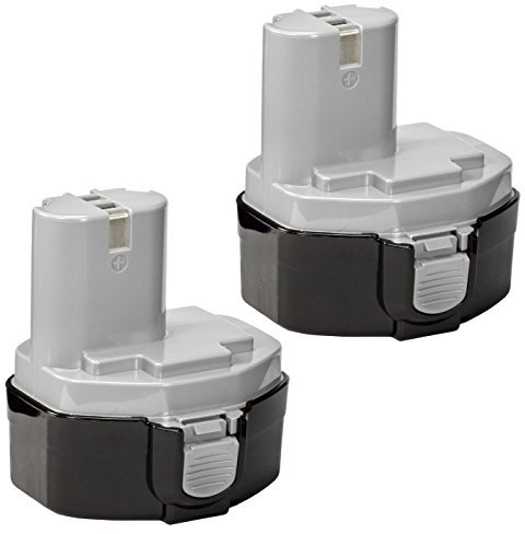 ExpertPower 2 Pack 14.4v 3000mAh NiMh Extended Battery for Makita 1433 1434 1435 1435F 192699-A 193158-3