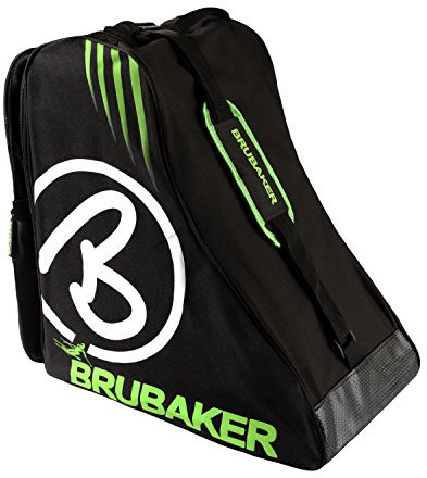 BRUBAKER Davos für Skischuhe Schlittschuhe Inline Skates Roller Blades Schwarz Grün