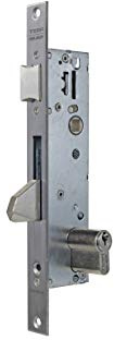 Tesa Assa Abloy 4210203NI Cerradura Monopunto De Palanca Basculante Para Perfiles metálicos Inoxidable Entrada 20 mm 2210