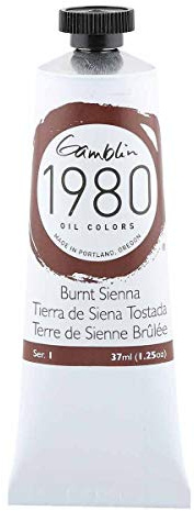 Gamblin 1980 - Oelfarbe - Siena gebrannt - 37 ml