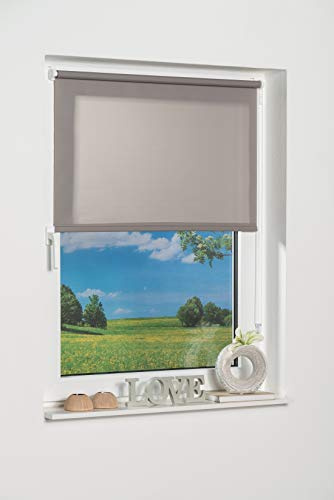 K-home Klemmfix-Minirollo, Grau Tageslicht 50 x 150 (B x L)