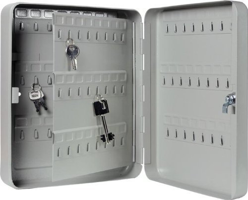 Cassetta portachiavi 20 posti in lamiera pesante con serratura a cilindro