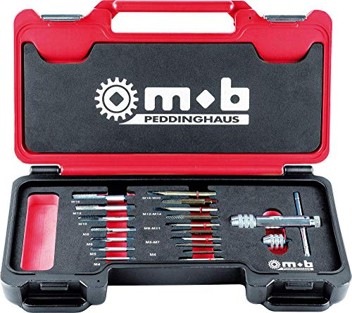 MOB Outillage 9436019001 Coffret d'Extracteur/Taraud/Foret 19 pièces