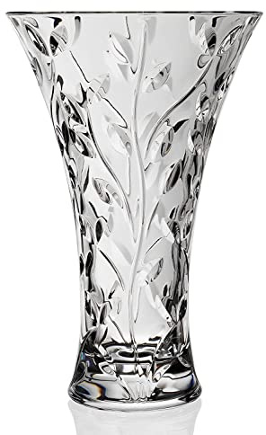 Rcr Laurus Jarrón de 30 cm, Vidrio, Transparente