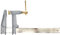 Alyco - Sargento de Apriete Tipo F, Con Émbolo, 300 X 120 mm - 197850