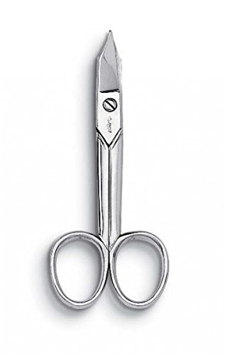 Ausonia - Forbice unghie gambo retto punta lancia curve 4