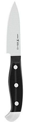 HENCKELS Statement Razor-Sharp 3-inch Compact Chef Knife, German Engineered Informed by 100+ Years of Mastery, Black/Stainless Steel