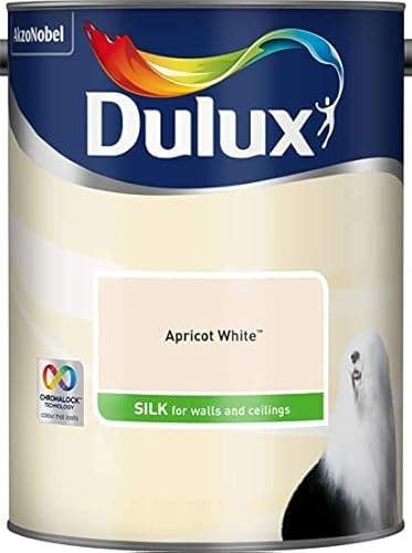 Dulux Apricot White - Silk Emulsion Paint - 2.5L