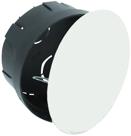Caja Empotrar Registro Con Tapa Ø 80 x 40 Gancho Metálico