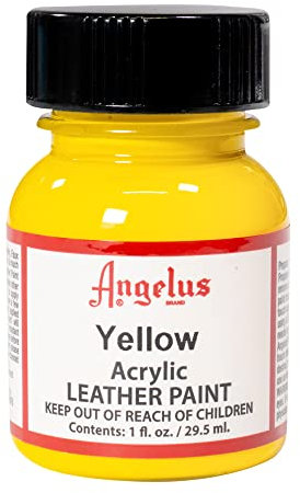 Angelus Acryl-Lederfarbe, Unisex-Erwachsene, 50-1948-A13, gelb, 1 Oz Standard