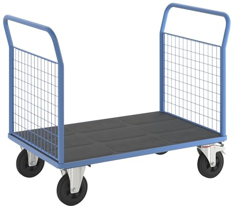 eurokraft pro | Plattformwagen mit Gitterwänden