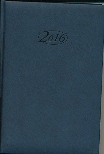Buchkalender 2024 Stylex A5 blau 1Tag 1 Seite Sa/So 1Seite