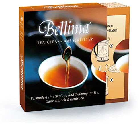 Bellima | Kleine Wasserfilterfächer | Wasserfilter für optimalen Teegenuss | 30 Stück