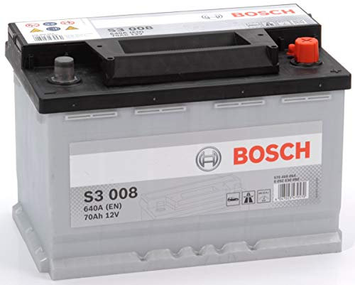 Bosch S3 008570409064 Batteria Auto 12V 70Ah 640A/En