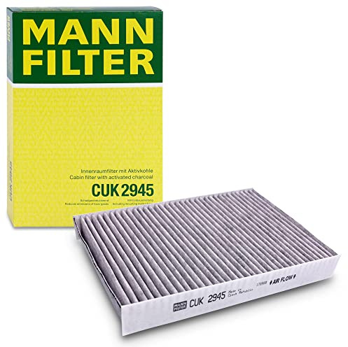 MANN-FILTER CUK 2945 Innenraumfilter/Kabinenluftfilter - Pollenfilter mit Aktivkohle - für Pkw + Transporter