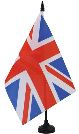 AZ FLAG Bordsflagga Storbritannien 21x14 cm 100D Polyester Plastfot