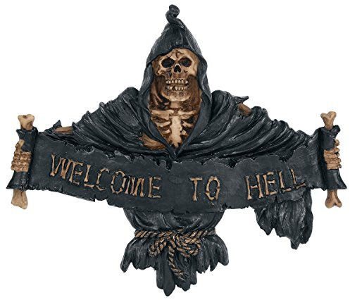 Nemesis Now NEM3944 Welcome To Hell Sign 22cm Black