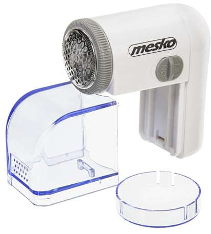 Mesko MS9610 - Quita pelusas a pilas, color blanco