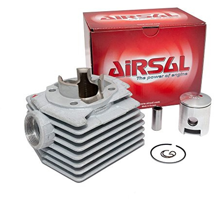 Kit Cylindre Airsal T6 Racing 73 cm³ pour MBK AV-10, AV-51 | Kit de course en aluminium, alésage de 47 millimètres, axe de piston de 13 millimètres; joints, piston et segment fournis