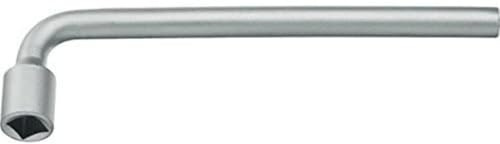 GEDORE Steckschlüssel abgerundet, 14 mm, 4-kant, 240 mm lang, Werkzeug für Muttern Schrauben KFZ, 25 V 14, Stahl verchromt