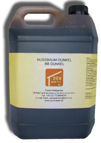 Beize Holzbeize Nussbaum-dunkel 5000ml (Grundpreis € 13,00 / l)