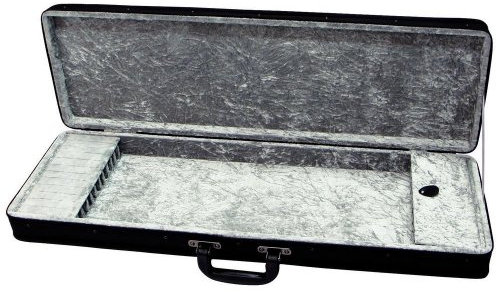 GEWA Bogenkoffer 12 Bögen schwarz, innen Samt anthrazit für Violine, Viola, Cello